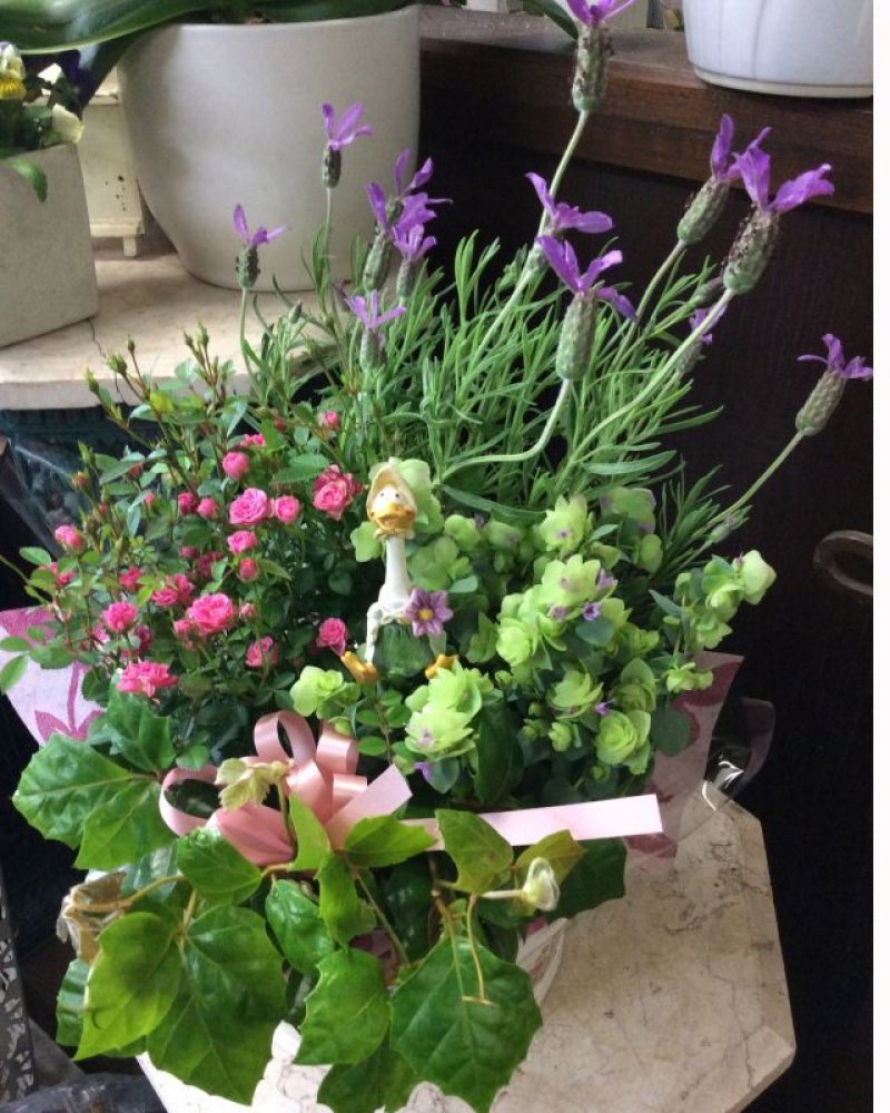 画像1: バスケットアレンジ