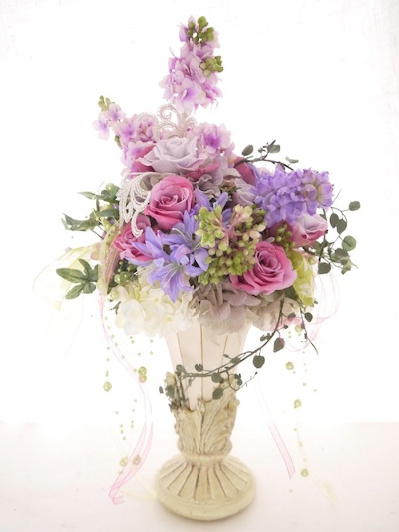 画像1: プリザ−ブドフラワーLサイズ