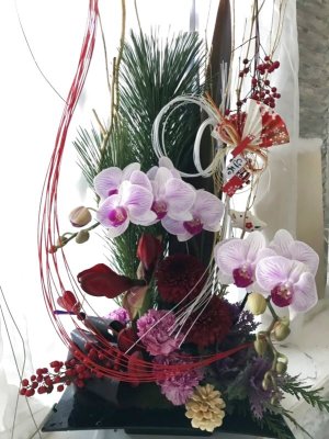 12月お正月生花レッスン