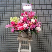 お祝い用生花アレジメント